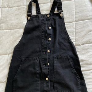 Zara Denim TRF Black skirt overall size M